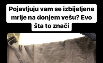 POJAVLJUJE VAM SE IZBIJELJENJE MRLJE NA DONJEM VEŠU – Evo šta to znači