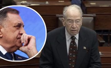 Grassley u Senatu Dodika uporedio s Karadžićem: SAD će ga zaustaviti