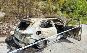 Užas u Mostaru: Taksi se zapalio tokom vožnje, vozač preminuo od teških povreda
