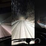 Snijeg napravio probleme na cestama u BiH, preko Romanije zabrana saobraćaja za teretna vozila